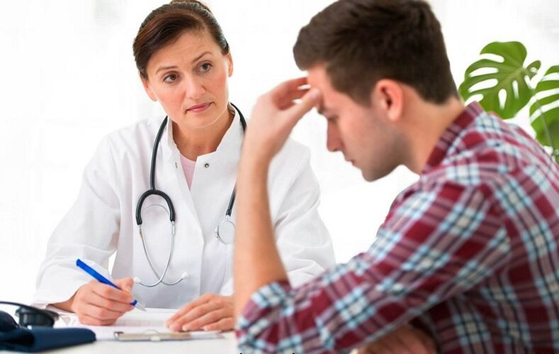 prostatit fotoğrafı 2 için bir doktora danışma
